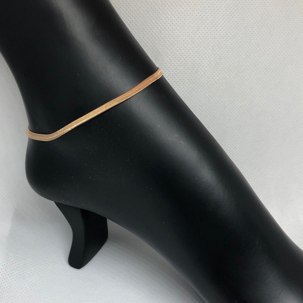 Gold fashion anklet